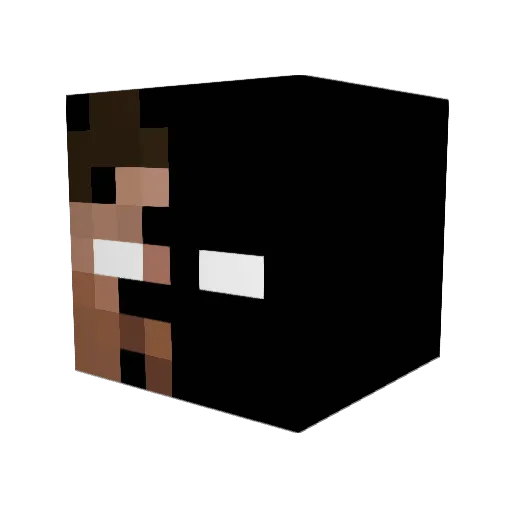 Gamerprodude298 Minecraft avatar head, 3D render