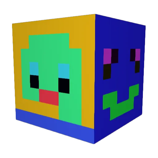 GamertjeMilan20 Minecraft avatar head, 3D render