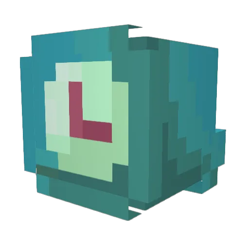 Gamerwatch1 Minecraft avatar head, 3D render