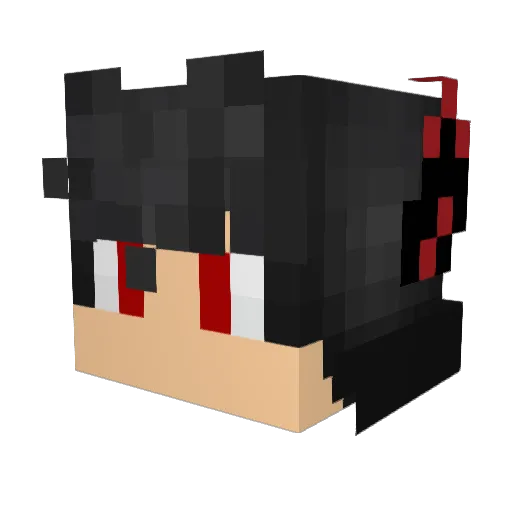 Gamerwolf663 Minecraft avatar head, 3D render