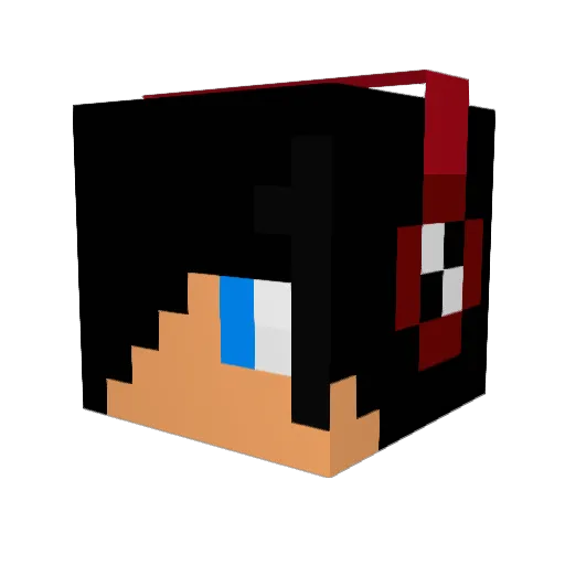 Games4Play Minecraft avatar head, 3D render