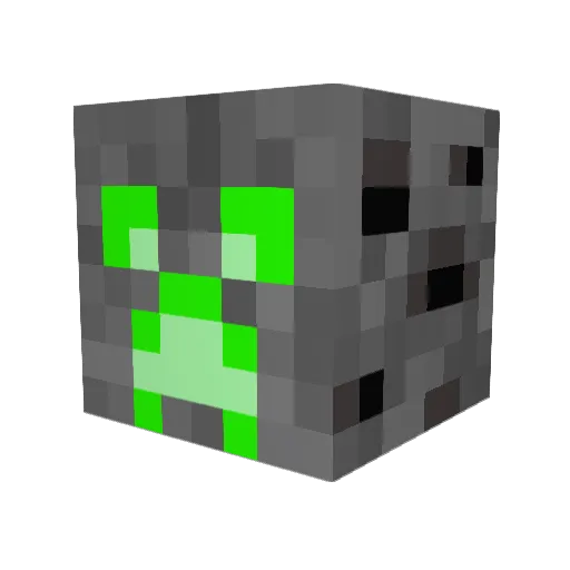 GamesGamble Minecraft avatar head, 3D render