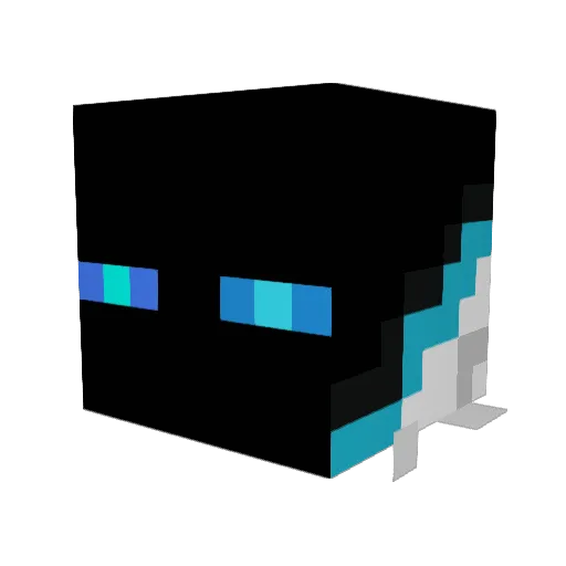 GamesGlore Minecraft avatar head, 3D render