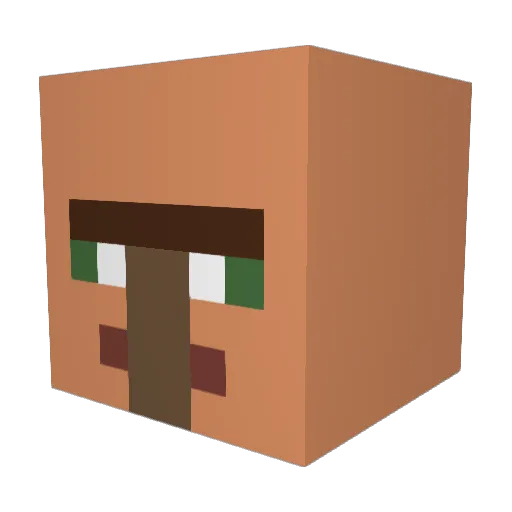 GamesYT65Fredin1 Minecraft avatar head, 3D render