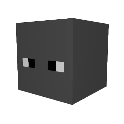 GamesenseUid Minecraft avatar head, 3D render
