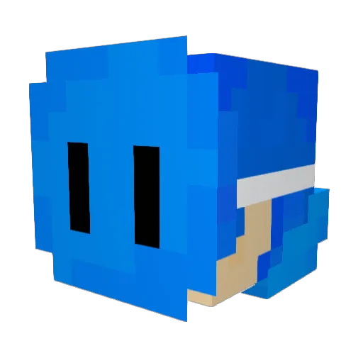 Gameshark2013 Minecraft avatar head, 3D render
