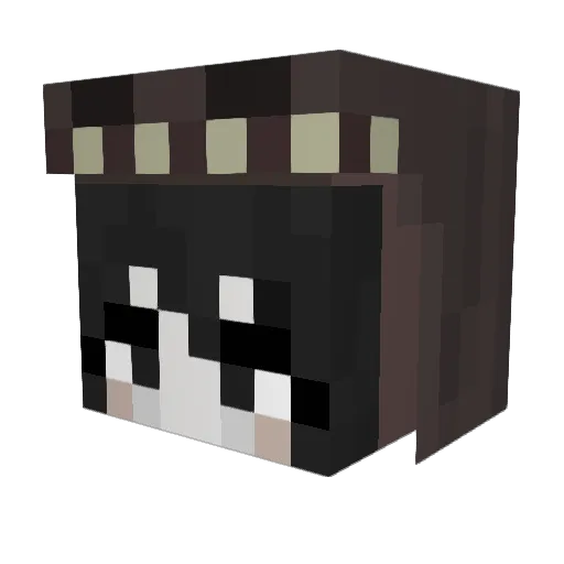Gamesidk Minecraft avatar head, 3D render