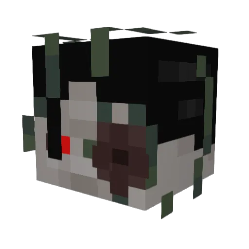 Gamestima32 Minecraft avatar head, 3D render