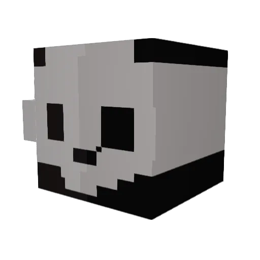 Gametox95 Minecraft avatar head, 3D render