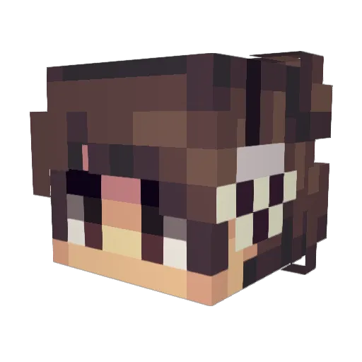 Gameur83 Minecraft avatar head, 3D render
