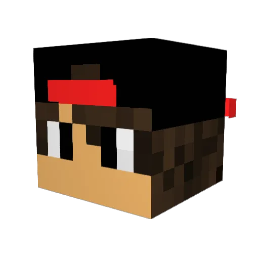 Gameurstyle Minecraft avatar head, 3D render