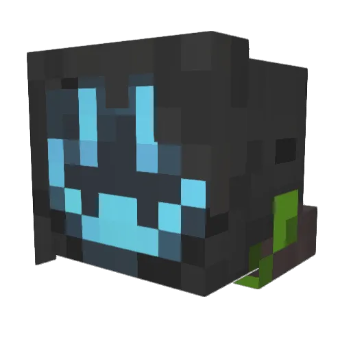 Gamevirus9 Minecraft avatar head, 3D render