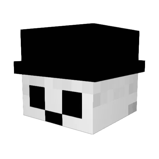 Gamex246 Minecraft avatar head, 3D render