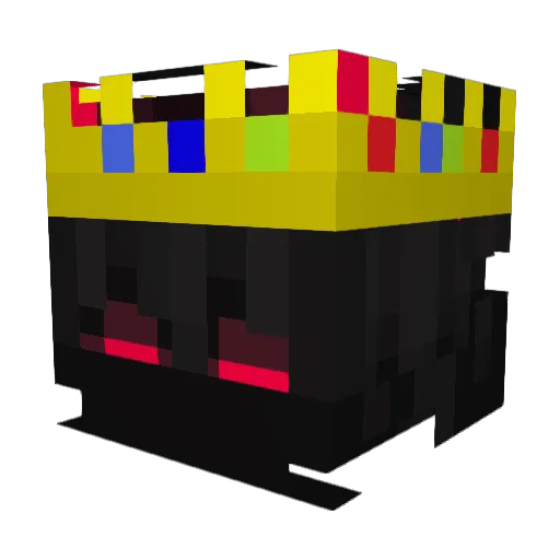 Gamez123 Minecraft avatar head, 3D render