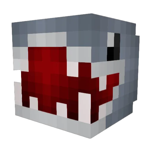 GamezShark Minecraft avatar head, 3D render
