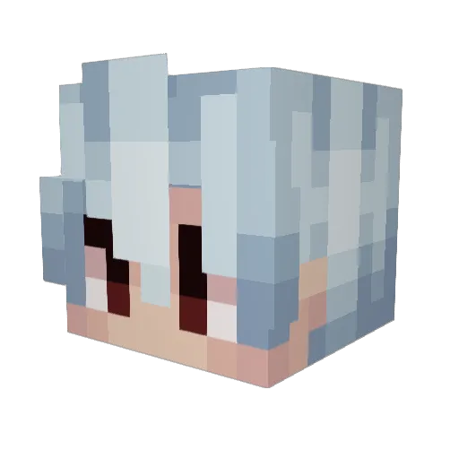 Gamezface Minecraft avatar head, 3D render