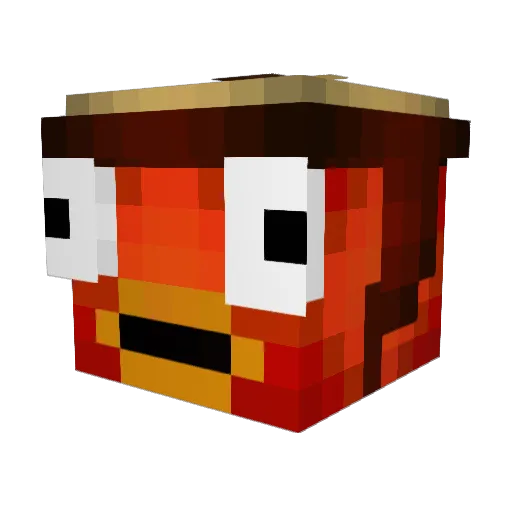 Gamezilla_plays Minecraft avatar head, 3D render