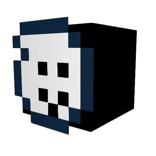 GaminGames01 Minecraft avatar head, 3D render