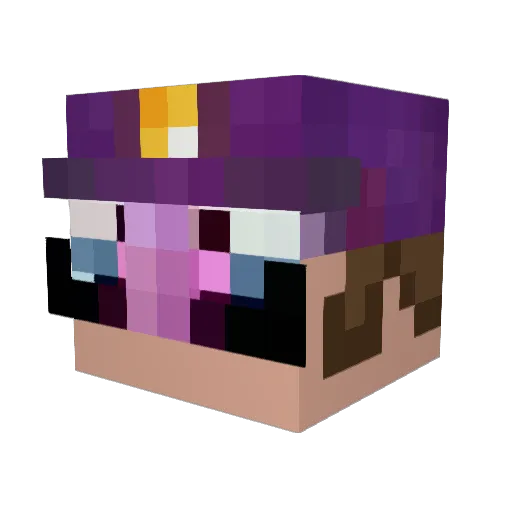 GaminTheRaidin Minecraft avatar head, 3D render