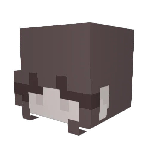 GamingBinx Minecraft avatar head, 3D render