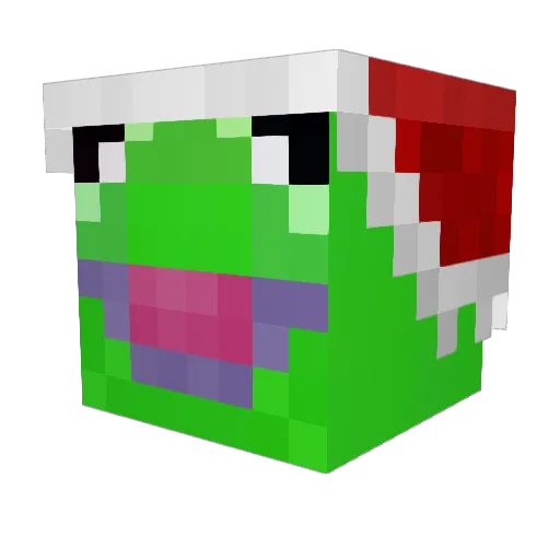 GamingCentral26 Minecraft avatar head, 3D render
