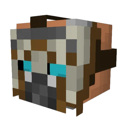 GamingChipmunk_ Minecraft avatar head, 3D render