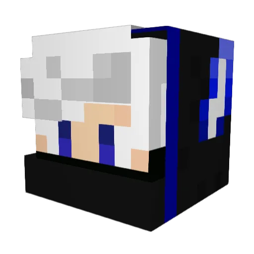 GamingFire270 Minecraft avatar head, 3D render