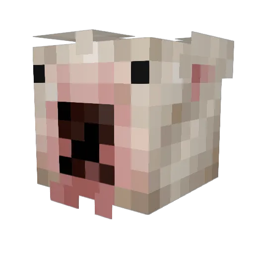 GamingGod2413 Minecraft avatar head, 3D render