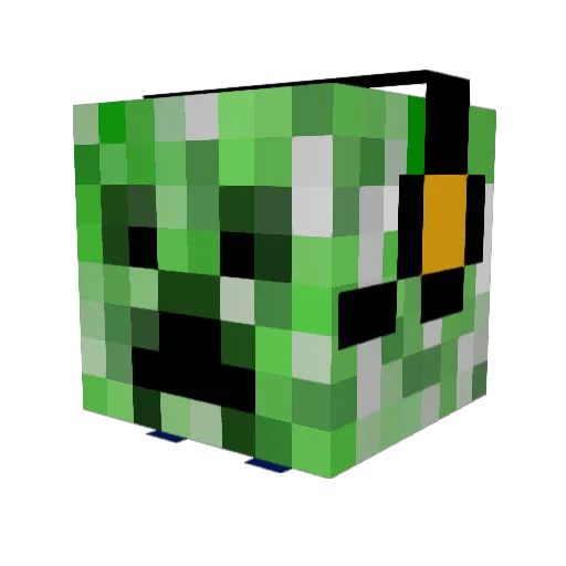 GamingGuy002 Minecraft avatar head, 3D render