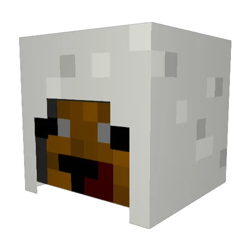 GamingInc409 Minecraft avatar head, 3D render