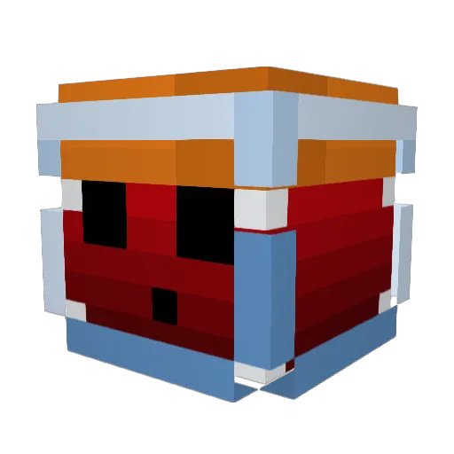 GamingJamiePC Minecraft avatar head, 3D render