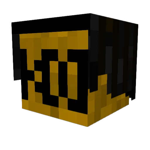 GamingKDJ Minecraft avatar head, 3D render