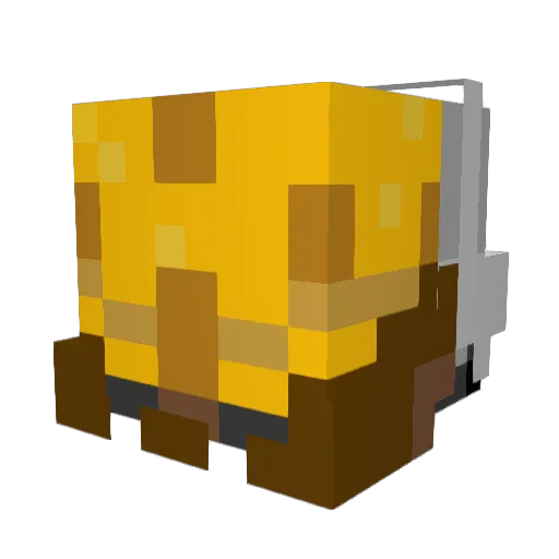 GamingMystix Minecraft avatar head, 3D render