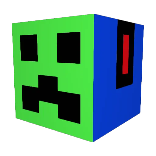 GamingOdysseyYT Minecraft avatar head, 3D render
