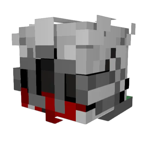 GamingRaptor2080 Minecraft avatar head, 3D render