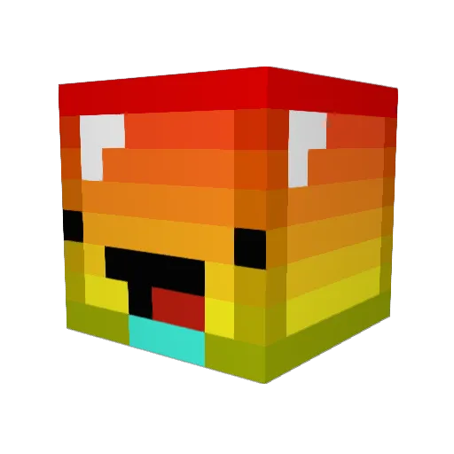 GamingReaper37 Minecraft avatar head, 3D render