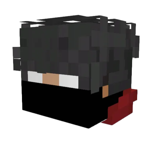 GamingStarMaster Minecraft avatar head, 3D render