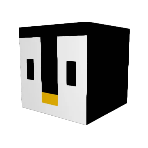 GamingSunka Minecraft avatar head, 3D render