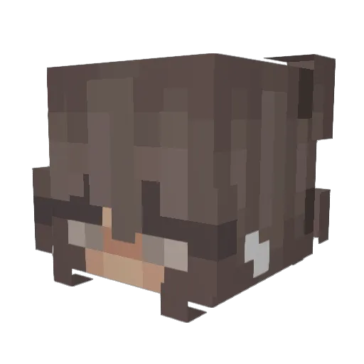 GamingSzene Minecraft avatar head, 3D render
