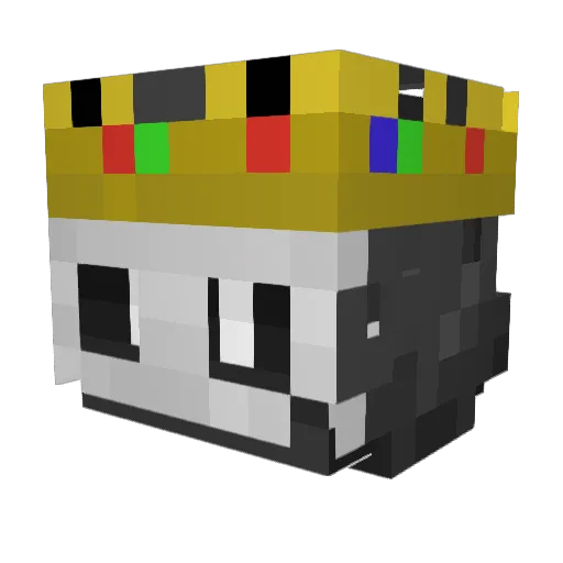 GamingVCGremlin Minecraft avatar head, 3D render