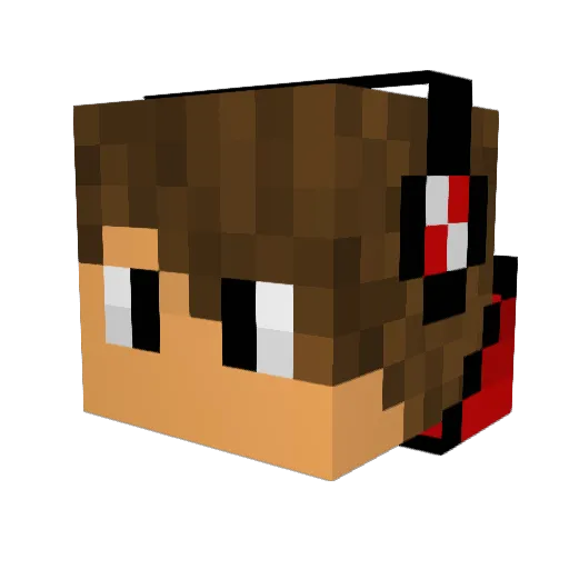 Gaming_Girth Minecraft avatar head, 3D render