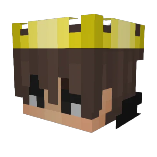 Gaming_Warriors Minecraft avatar head, 3D render