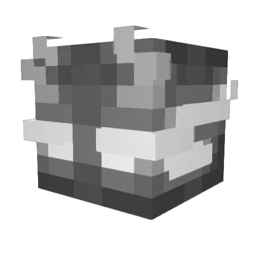 Gaming_master_1 Minecraft avatar head, 3D render