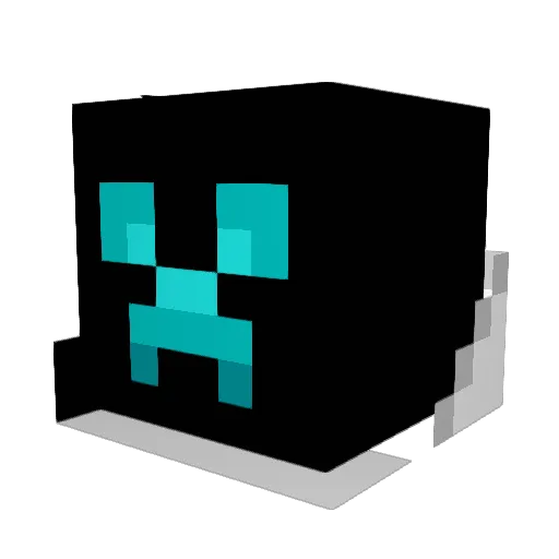 Gaming_pro12 Minecraft avatar head, 3D render