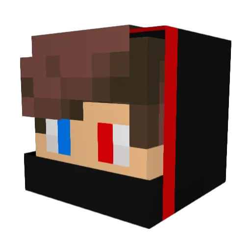 Gamingcraft25 Minecraft avatar head, 3D render