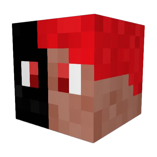 Gamingdemon88 Minecraft avatar head, 3D render