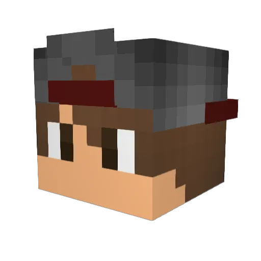 GamingisMyLife Minecraft avatar head, 3D render