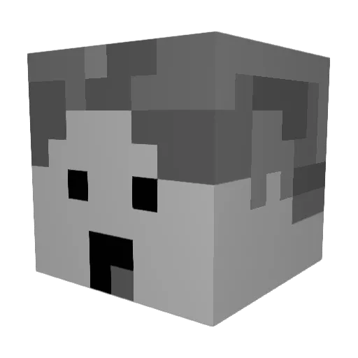 Gamingisnotfun Minecraft avatar head, 3D render