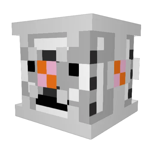 GamingwithEwen Minecraft avatar head, 3D render