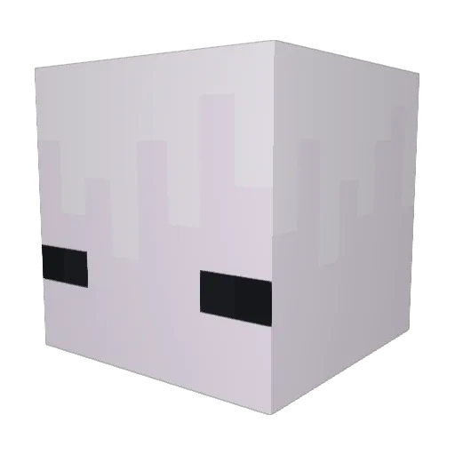 Gamingwizardxd Minecraft avatar head, 3D render